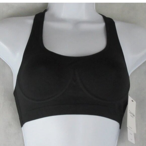 NWT Calvin Klein Women's Bonded Flex Unlined Wireless Bralette, Black, XS - Picture 3 of 10